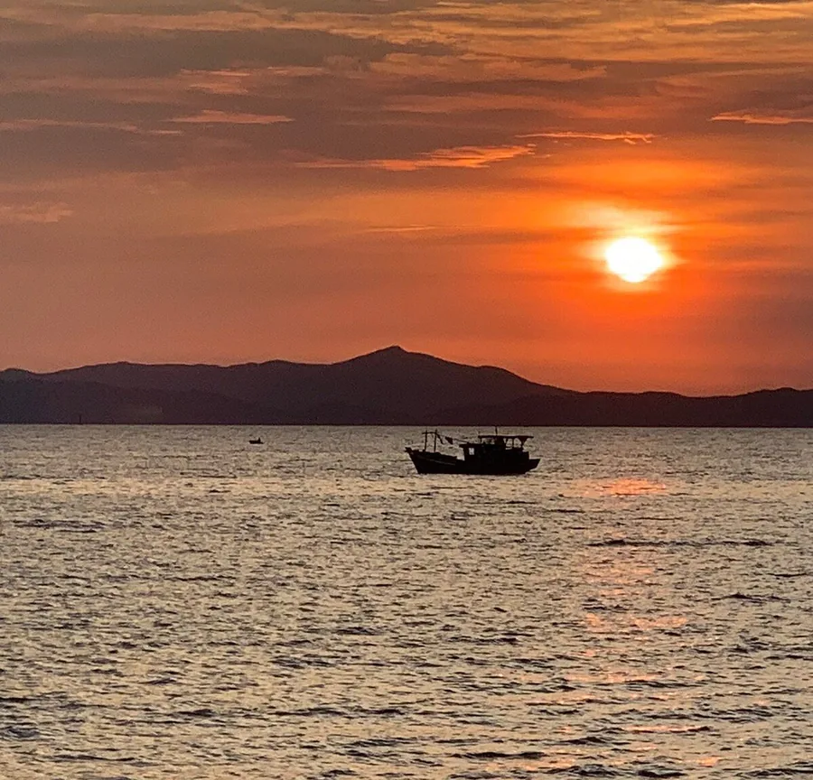 Co To Island Sunset Over The Sea — Co To Island